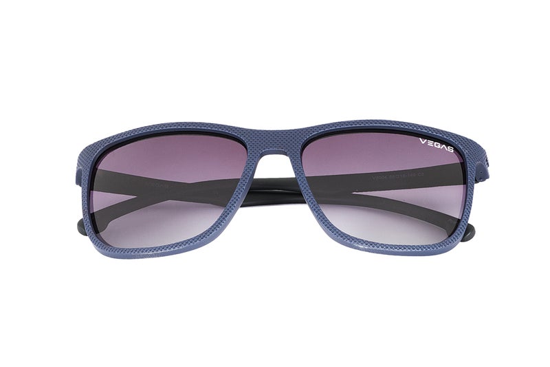 VEGAS Full Rim Rectangular Men Grey  Sunglasses V3004 C5 - Image 2